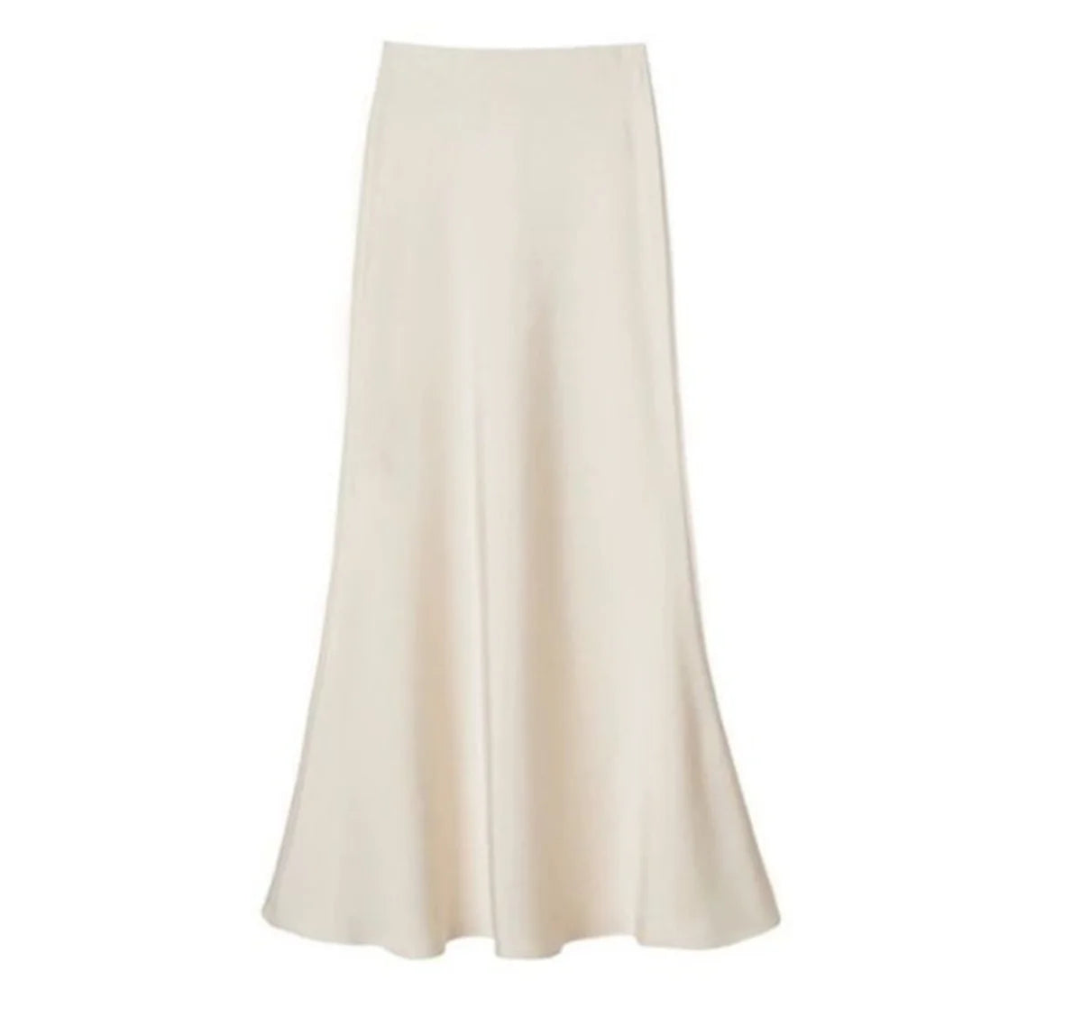 2026 Satin Fabric Skirt Woman High Waist Elegant Long Skirts For Women Korean Fashion Summer Chic Office Slim Fit Midi Skirts
